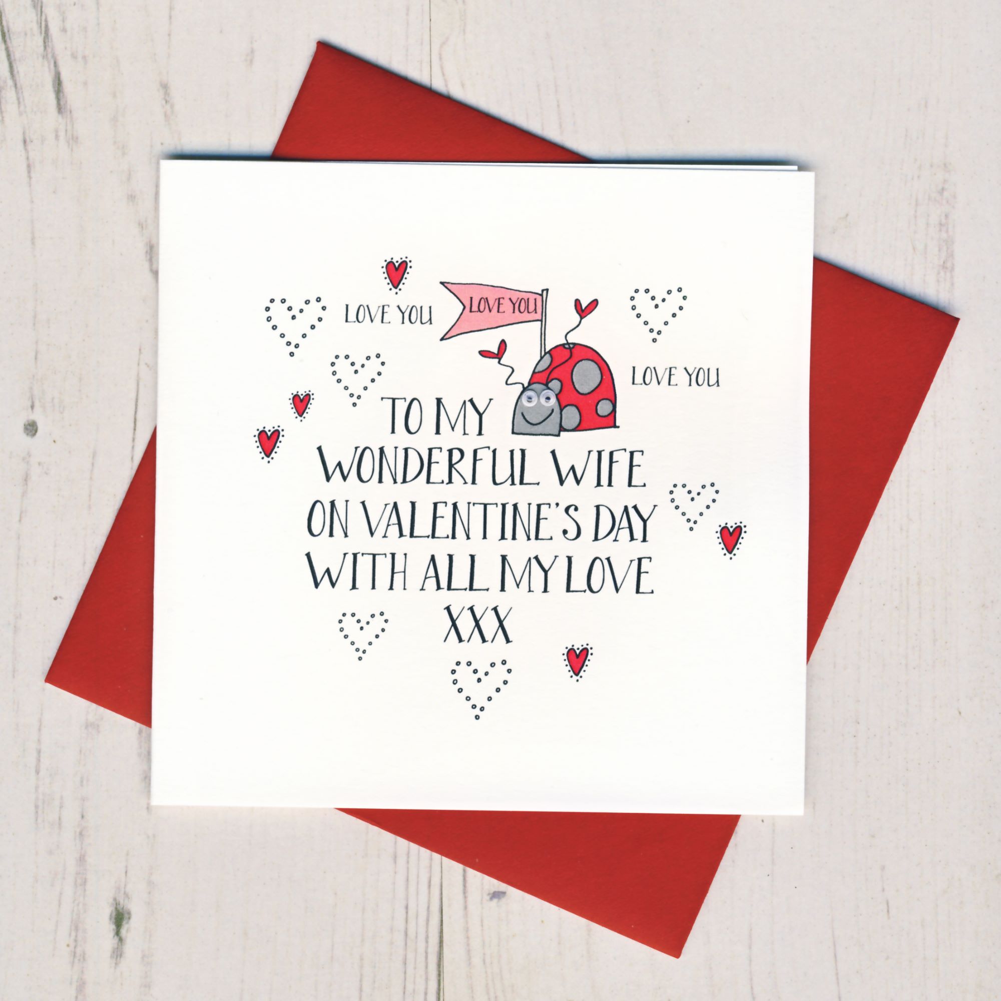 Wife Valentines Day Card