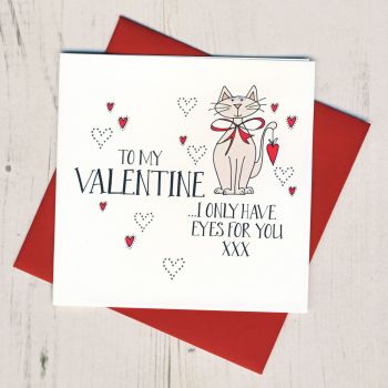 Valentines Card From The Cat or Cats