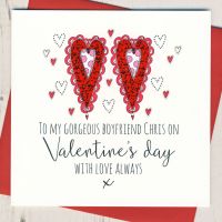 <!-- 019 -->Personalised Boyfriend Valentines Card