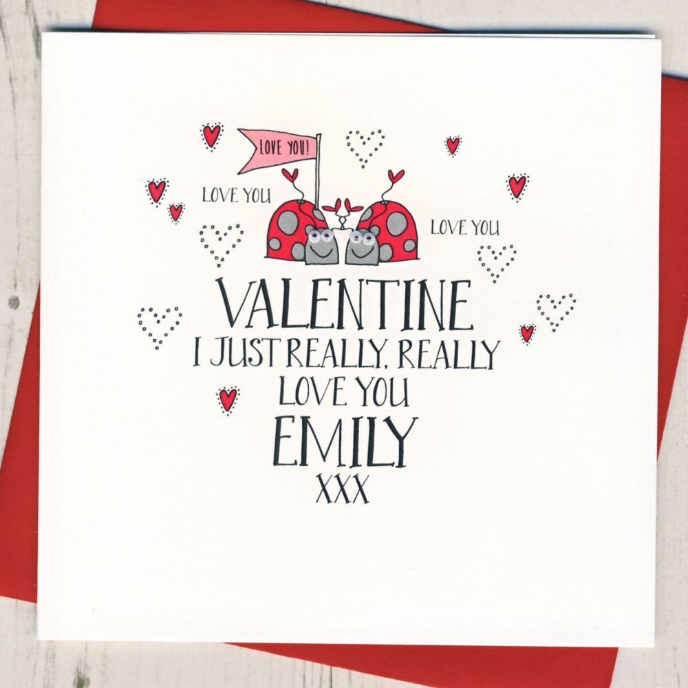 Personalised I Only Have Eyes For You Valentines Card