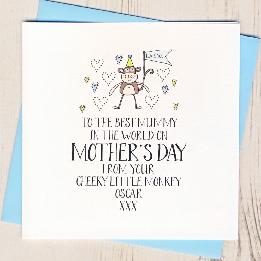Personalised Little Princess Mother's Day Card