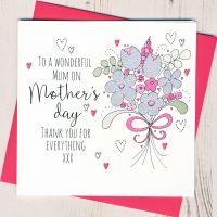 <!-- 006 -->Thank You For Everything Mother's Day Card