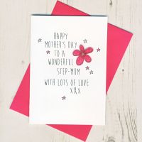 <!-- 028 -->Step Mum Mother's Day Card