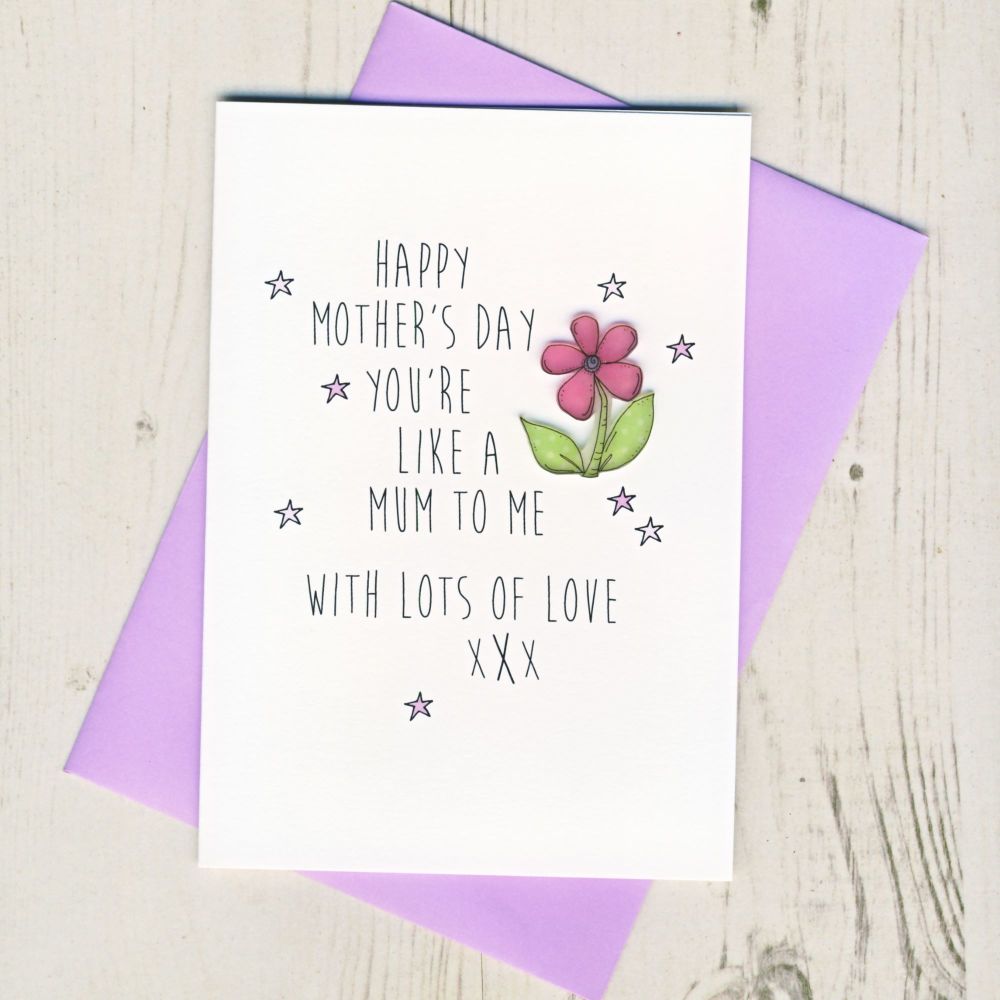 <!-- 018 -->Step Mum Mother's Day Card