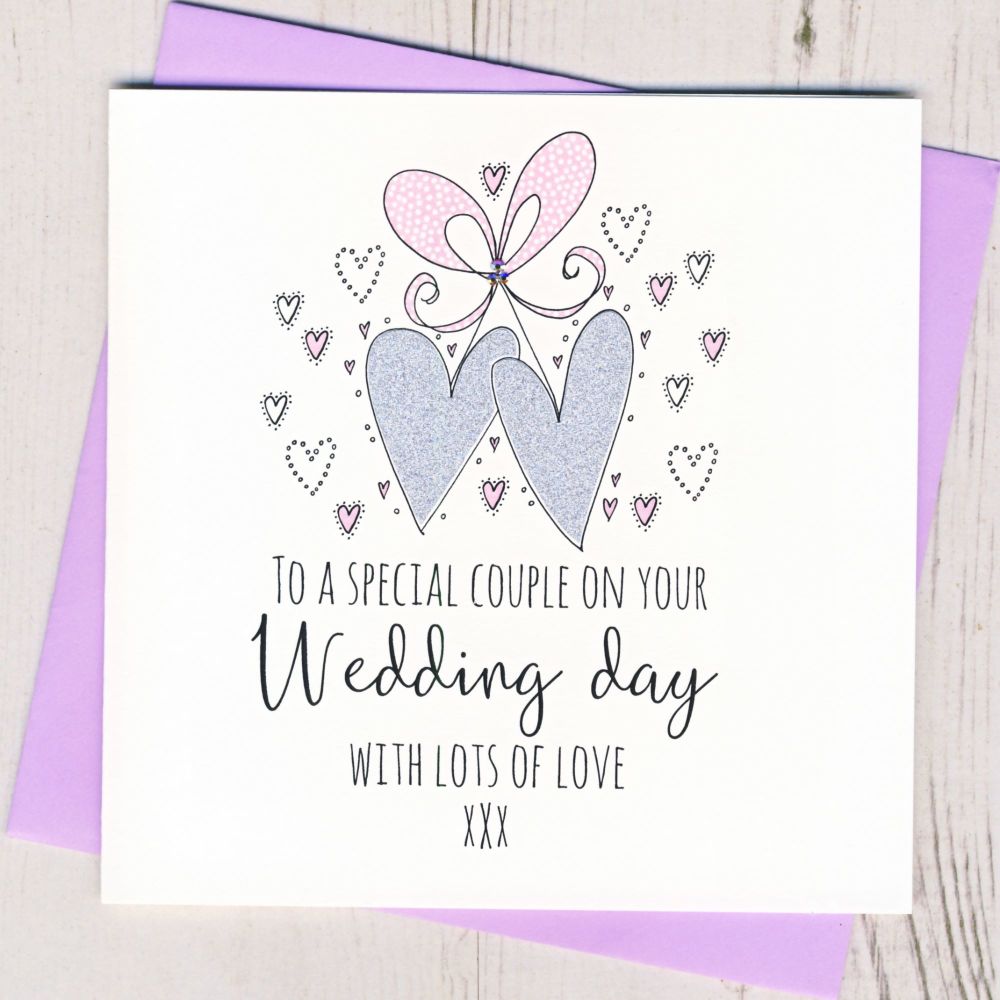 <!-- 001 -->Wedding Hearts Card