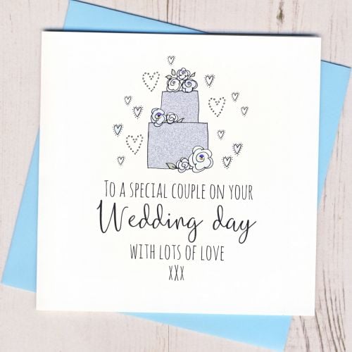 <!-- 001 -->Wedding Cake Card