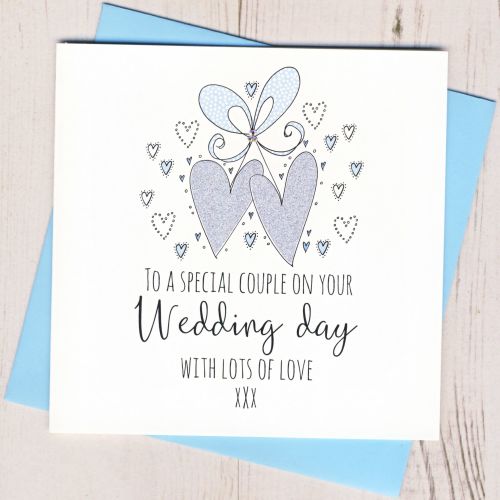 <!-- 001 -->Wedding Hearts Card