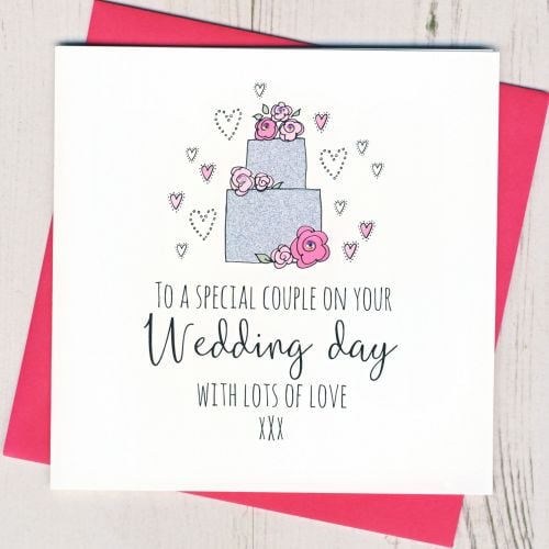 <!-- 001 -->Wedding Cake Card