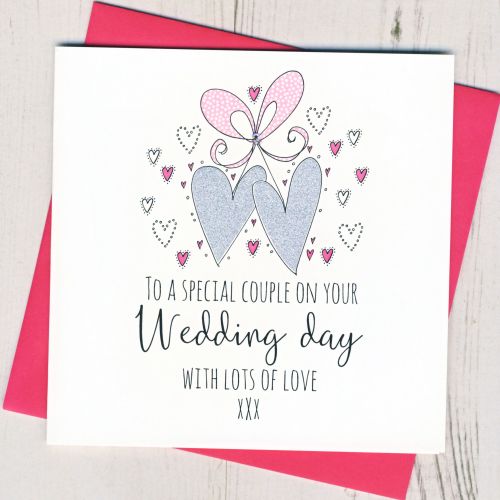 <!-- 001 -->Wedding Hearts Card