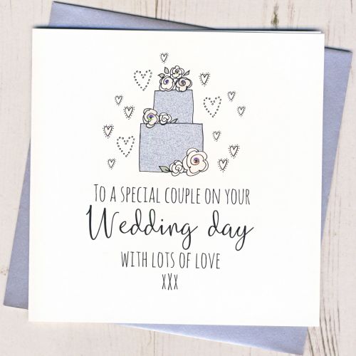 <!-- 001 -->Wedding Cake Card
