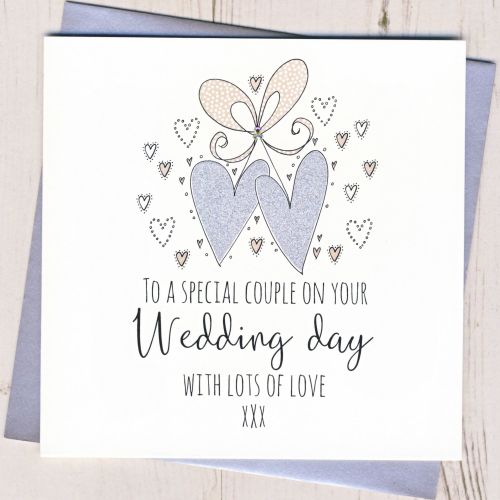 <!-- 001 -->Wedding Hearts Card