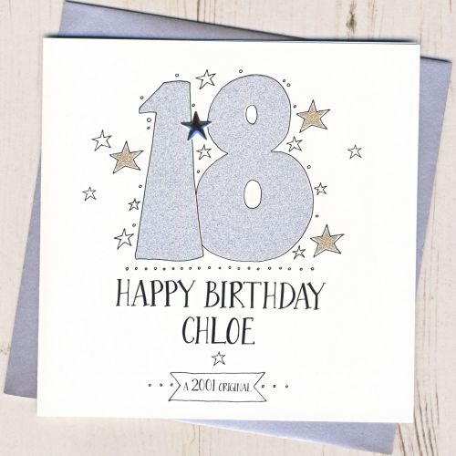 Personalised 18th Birthday Card