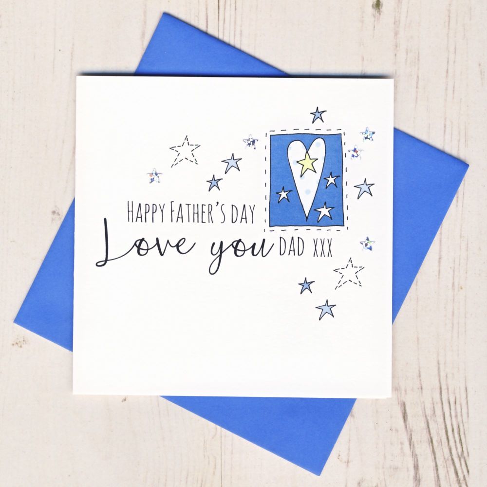 <!-- 002 -->Love You Dad Father's Day Card 