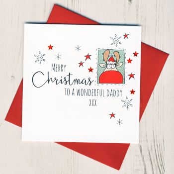 To A Wonderful Daddy Christmas Card