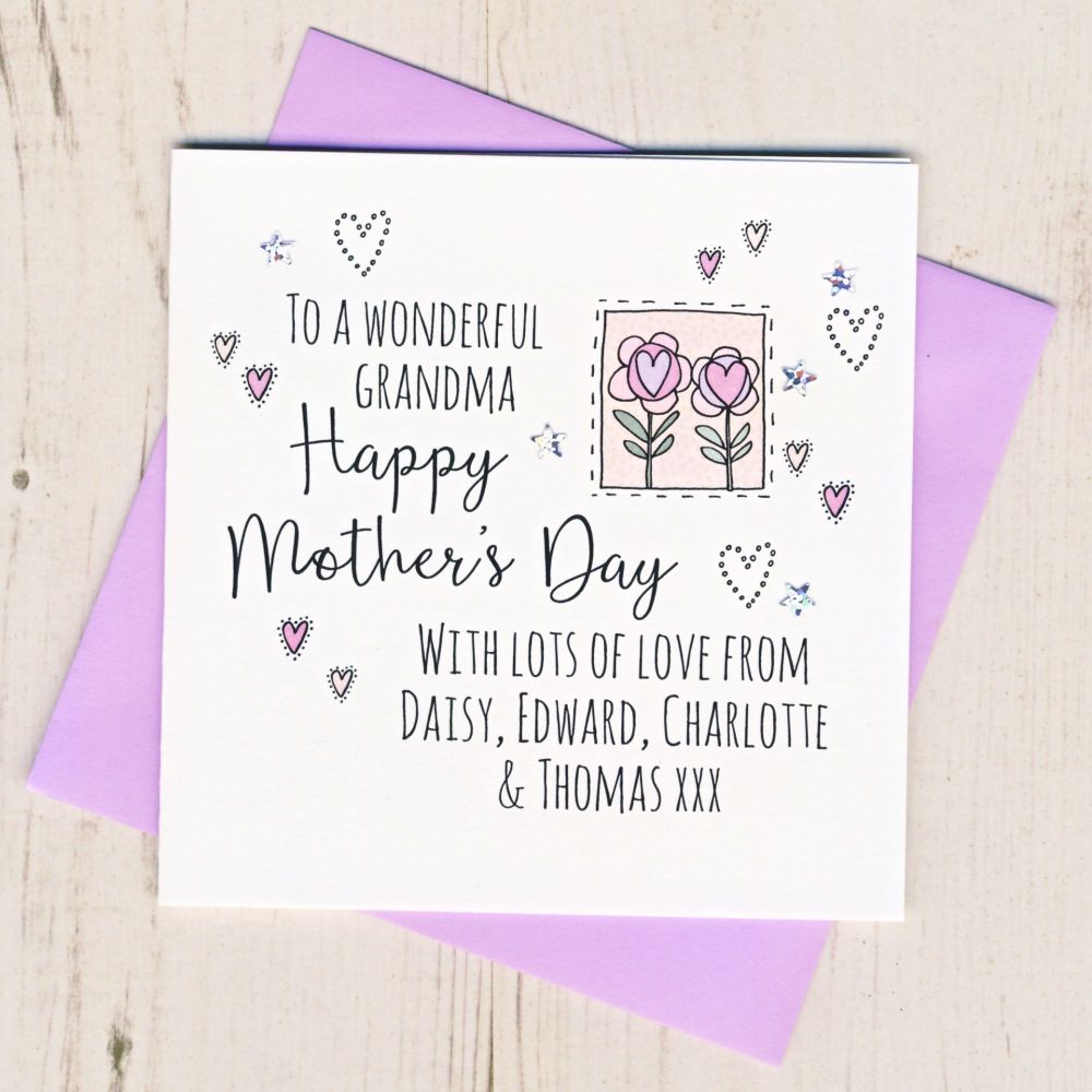 <!-- 001 -->Personalised Mother's Day Card