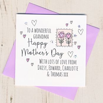 Personalised Mother's Day Card