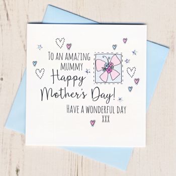  Mummy Mother's Day Butterfly Card