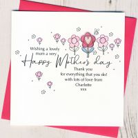<!-- 011 -->Personalised Mother's Day Thank You Card