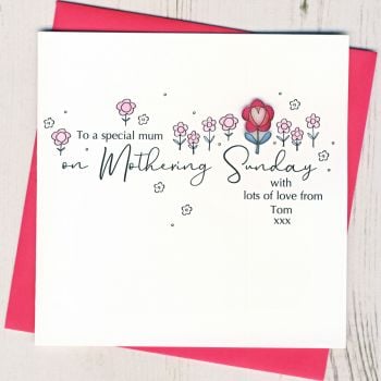Personalised Mothering Sunday Card