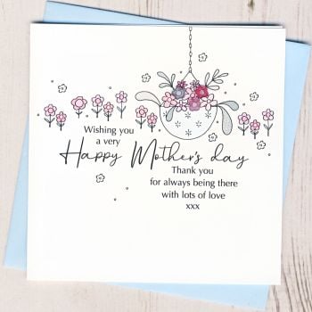  Mother's Day Hanging Basket Card
