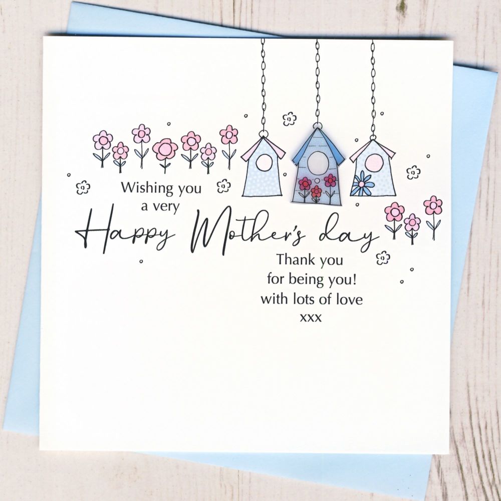 <!-- 001-->Mother's Day Birdhouse Card
