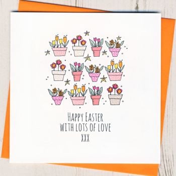 Easter Plant Pots Card