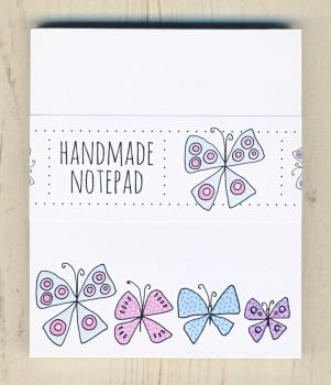 Blue Butterfly Notepad