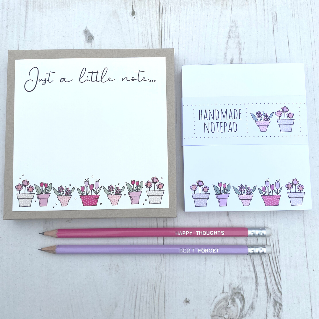 <!-- 006 -->Flowerpots Stationery Gift Box