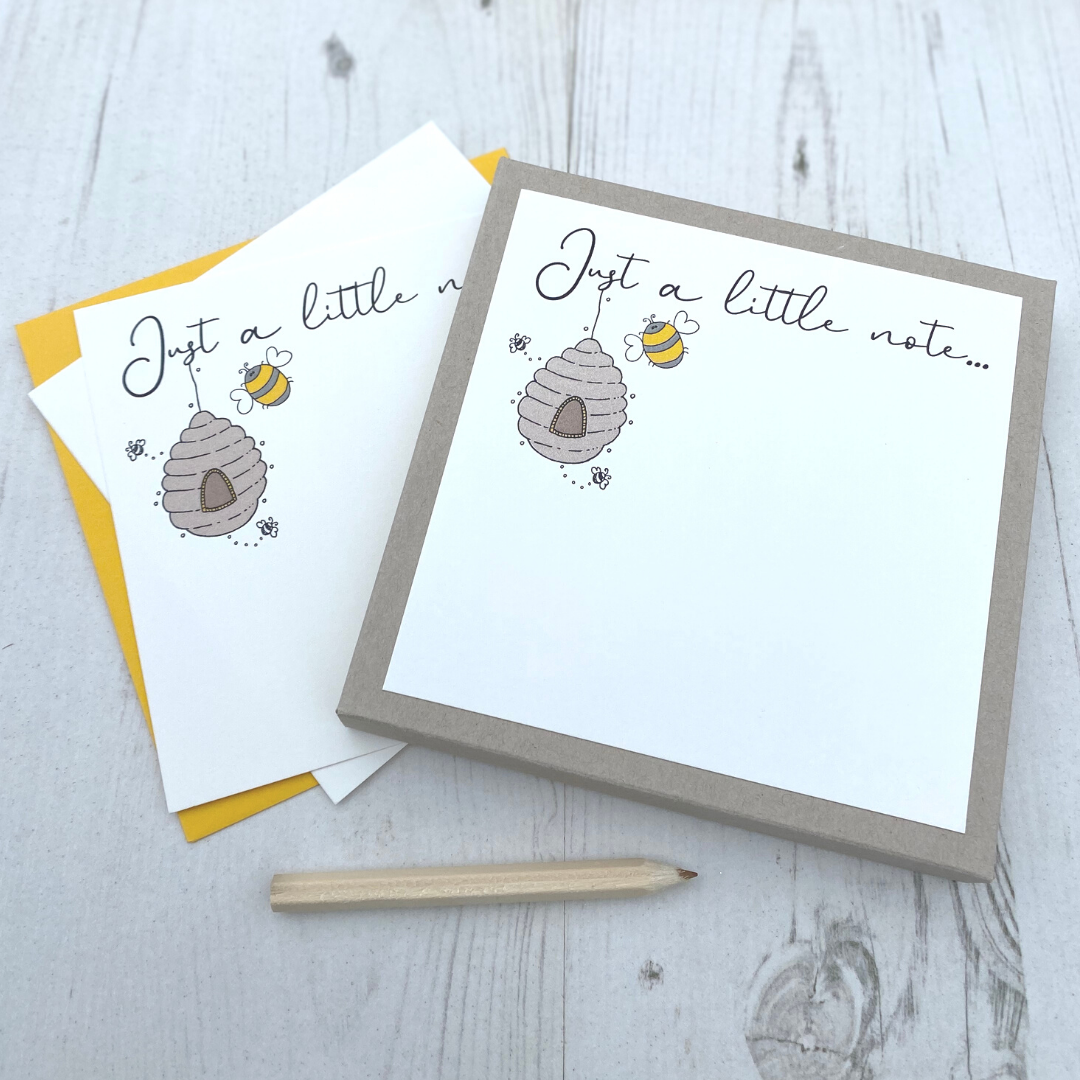 Box of 12 Bee Notecards