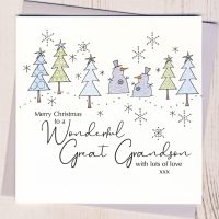 <!-- 030-->Great-Grandson Christmas Card