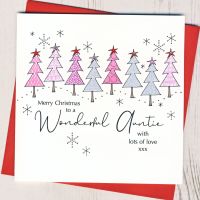 <!-- 011-->Auntie Christmas Card