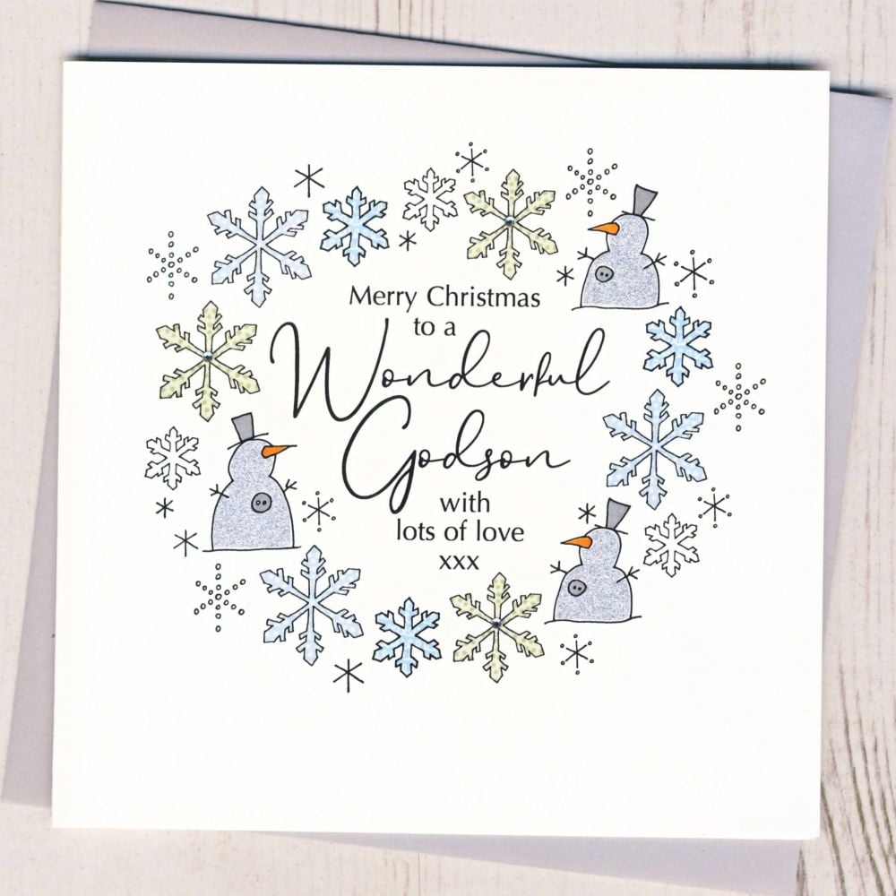 <!-- 001-->Godson Christmas Card