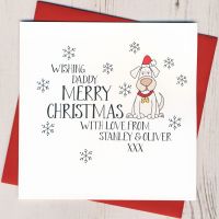 <!-- 010-->Personalised Wobbly Eyes From The Dog Christmas Card