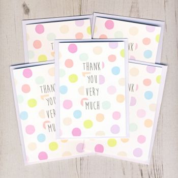SPECIAL OFFER Two Packs of Five Mini Thank You Cards
