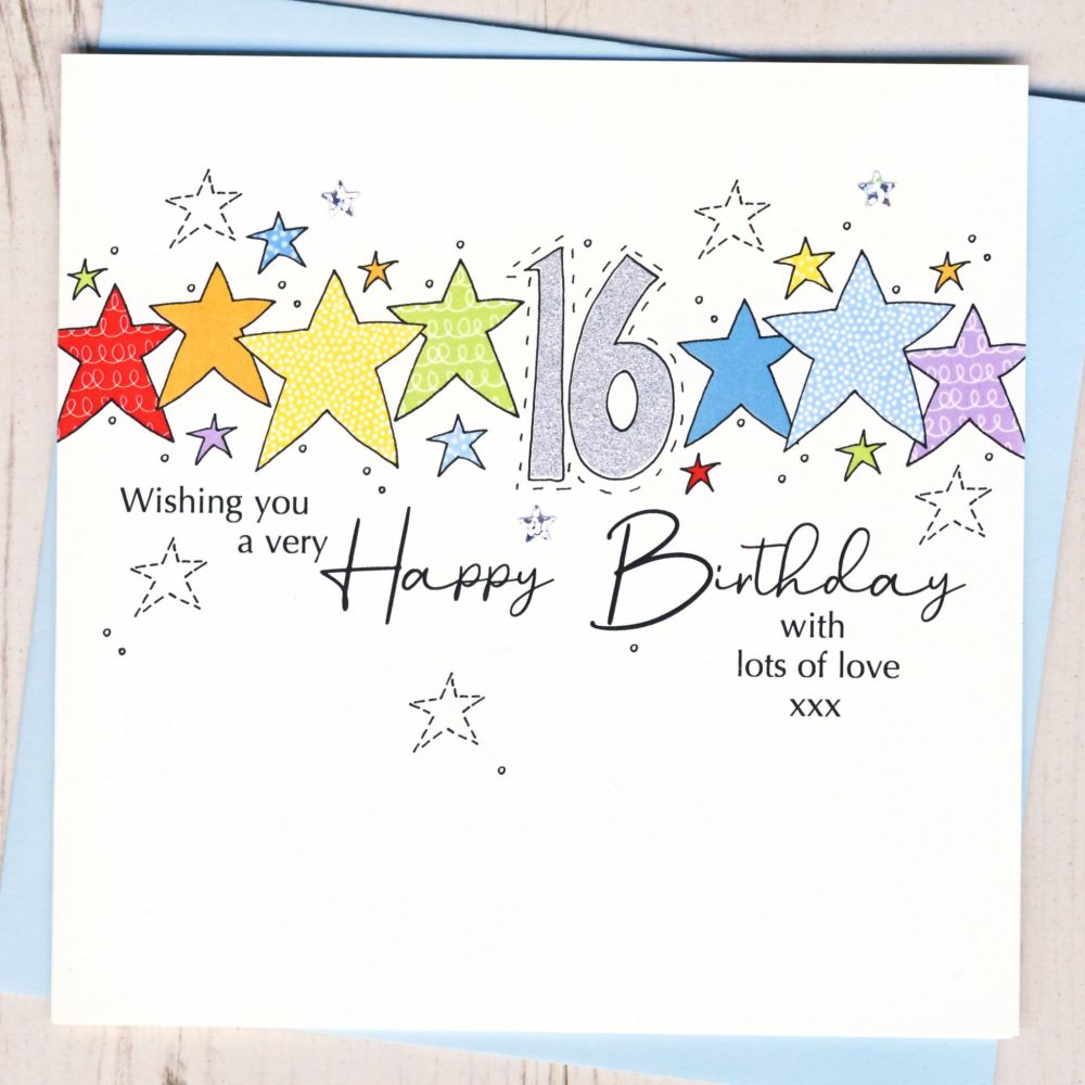 <!-- 000 -->Starry 16th Birthday Card