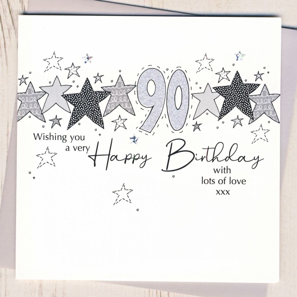 <!-- 000 -->Starry 90th Birthday Card