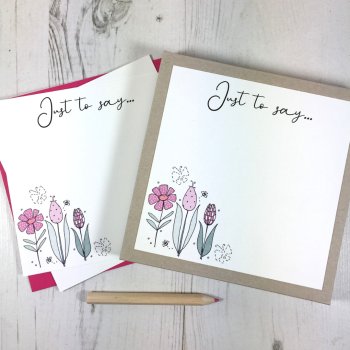 Box of 12 Floral Notecards