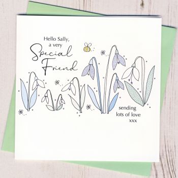 Personalised Special Friend Card