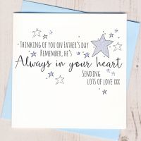<!-- 040 --> Glittery Thinking of You Star Father's Day Card 