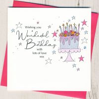 <!-- 011 --> Happy Birthday Cake Card