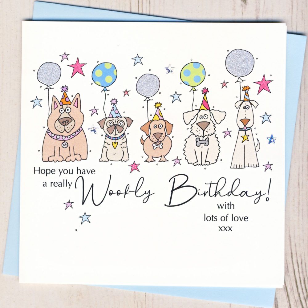   Woofly Birthday Card