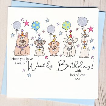   Woofly Birthday Card