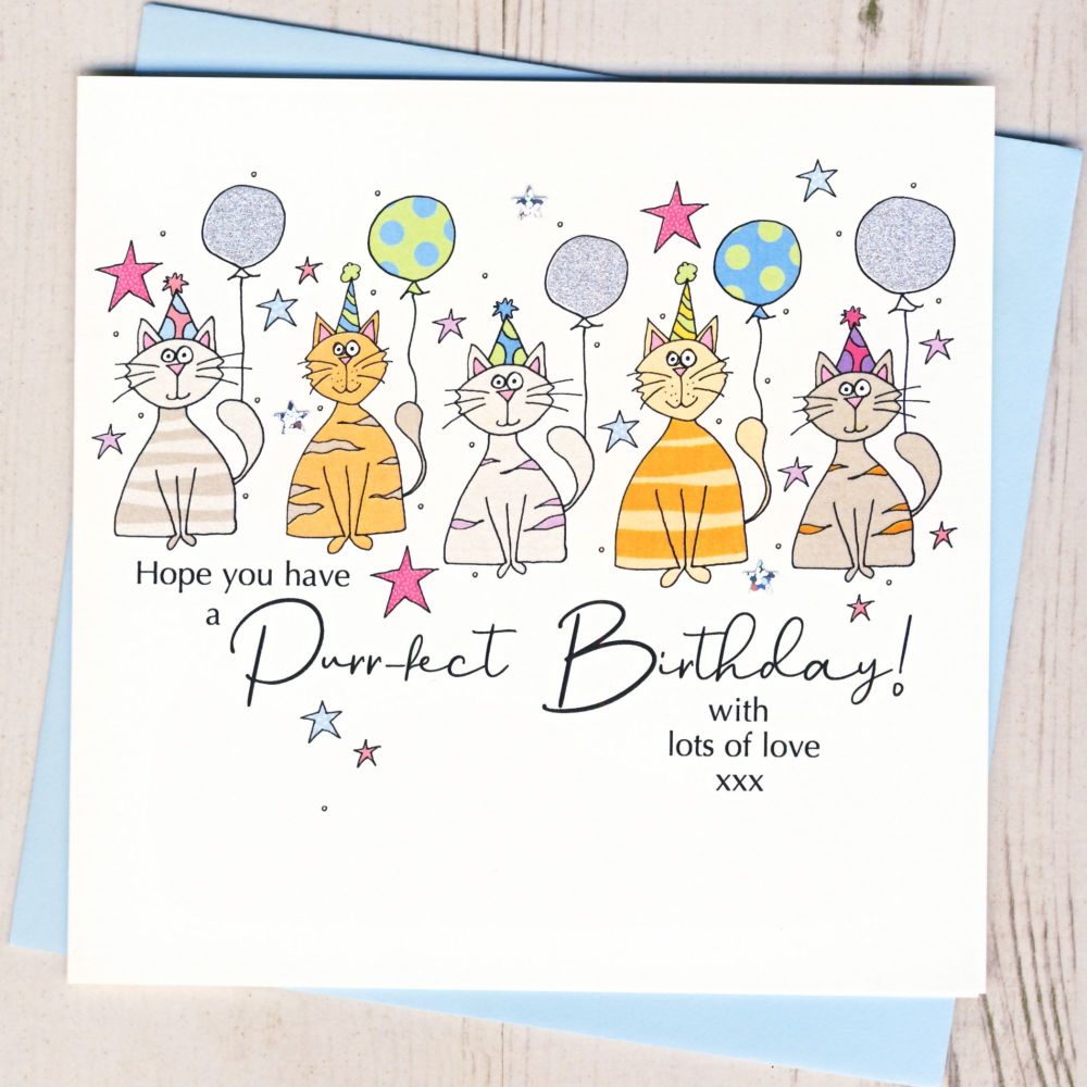 <!-- 001 --> Purrfect Birthday Card
