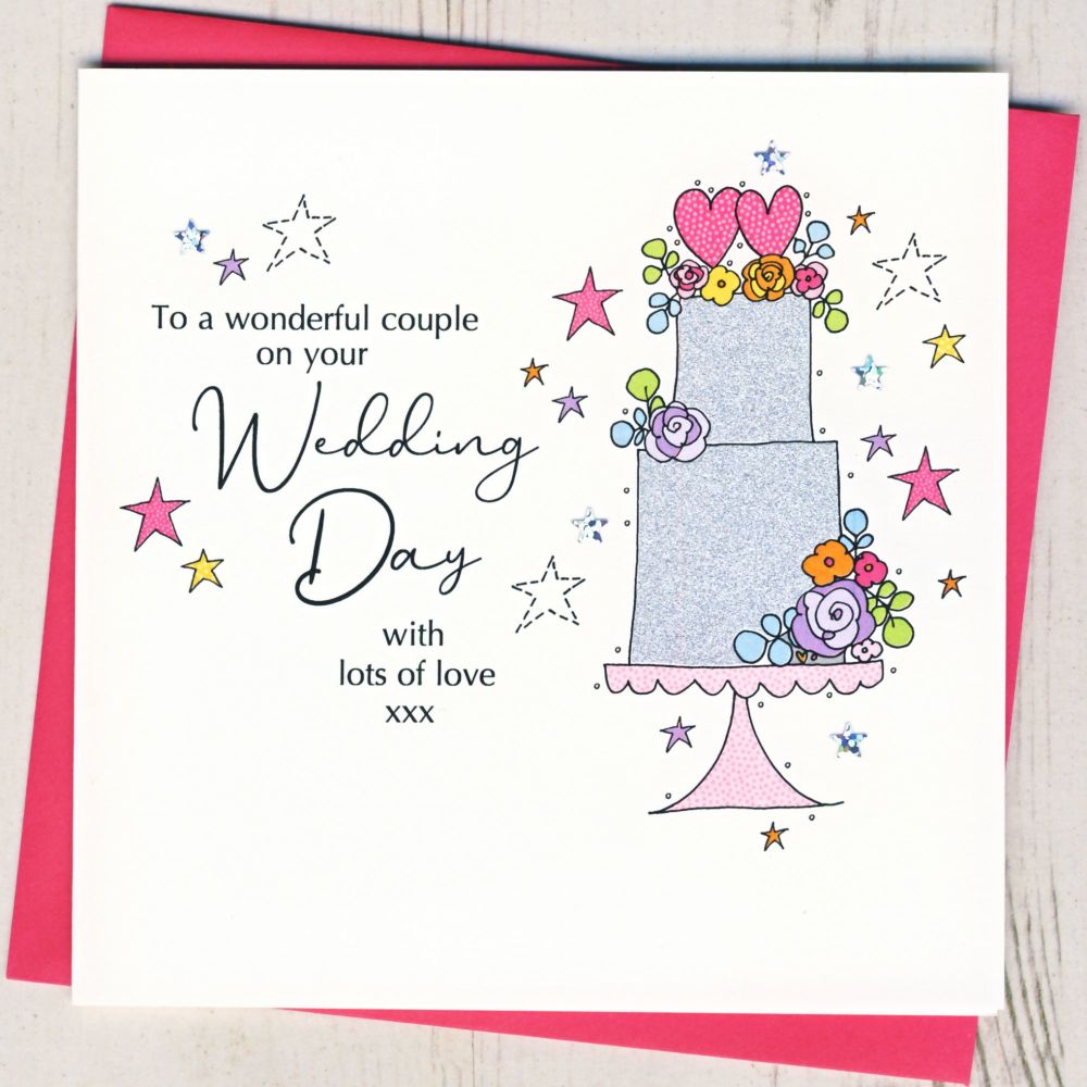 <!-- 001 -->Wedding Cake Card         