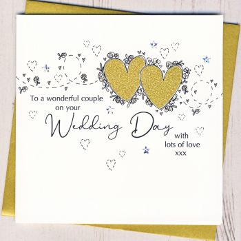 Wedding Hearts Card         