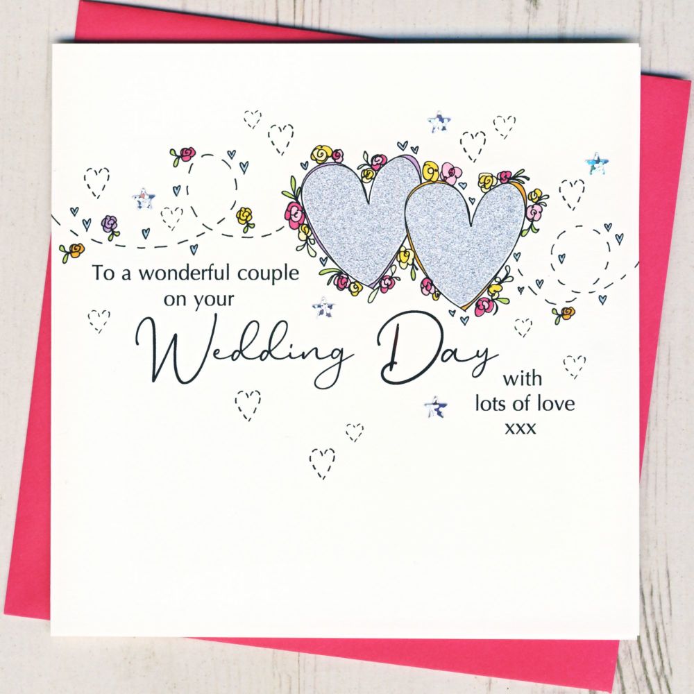<!-- 001 -->Wedding Hearts Card         
