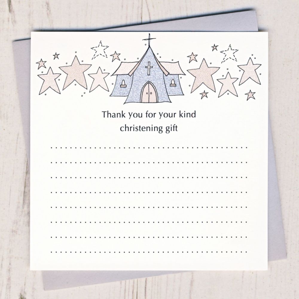 <!-- 000 -->Pack of Christening Thank You Cards
