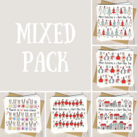 <!-- 006 --> xMixed Pack of Five Christmas Cards