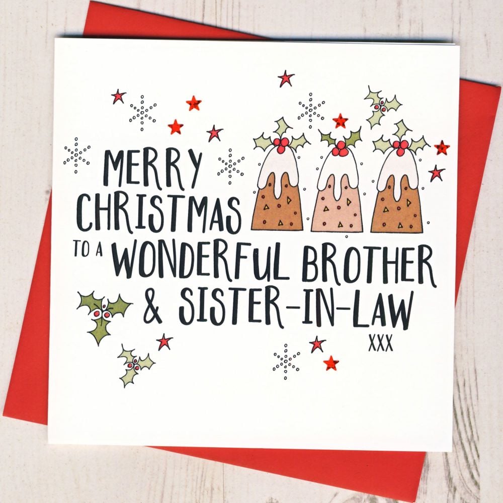 <!-- 006-->Brother & Sister-in-Law or Partner Christmas Card