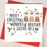 <!-- 030-->Brother & Sister-in-Law or Partner Christmas Card